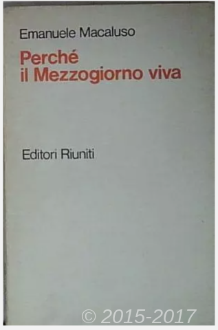 Copertina di Perchè il Mezzogiorno viva